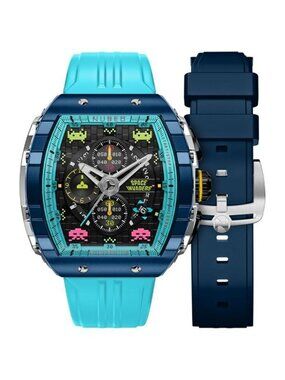 NWT Nubeo Magellan Chronograph Blue Dial Men's Watch